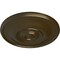 Ekena Millwork Jefferson Ceiling Medallion (Fits Canopies up to 2 7/8"), Hand-Painted Brass, 11 3/4"OD x 3/8"P CM12JEBRS - alternate 2